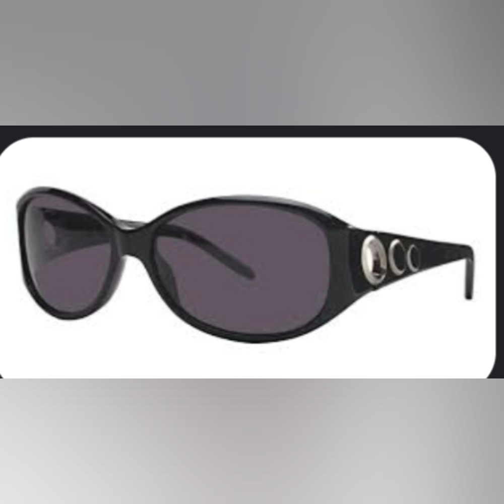 Ellen Tracy Oversized Butterfly Cat Eye Sunglasses Gray Marble ET5034